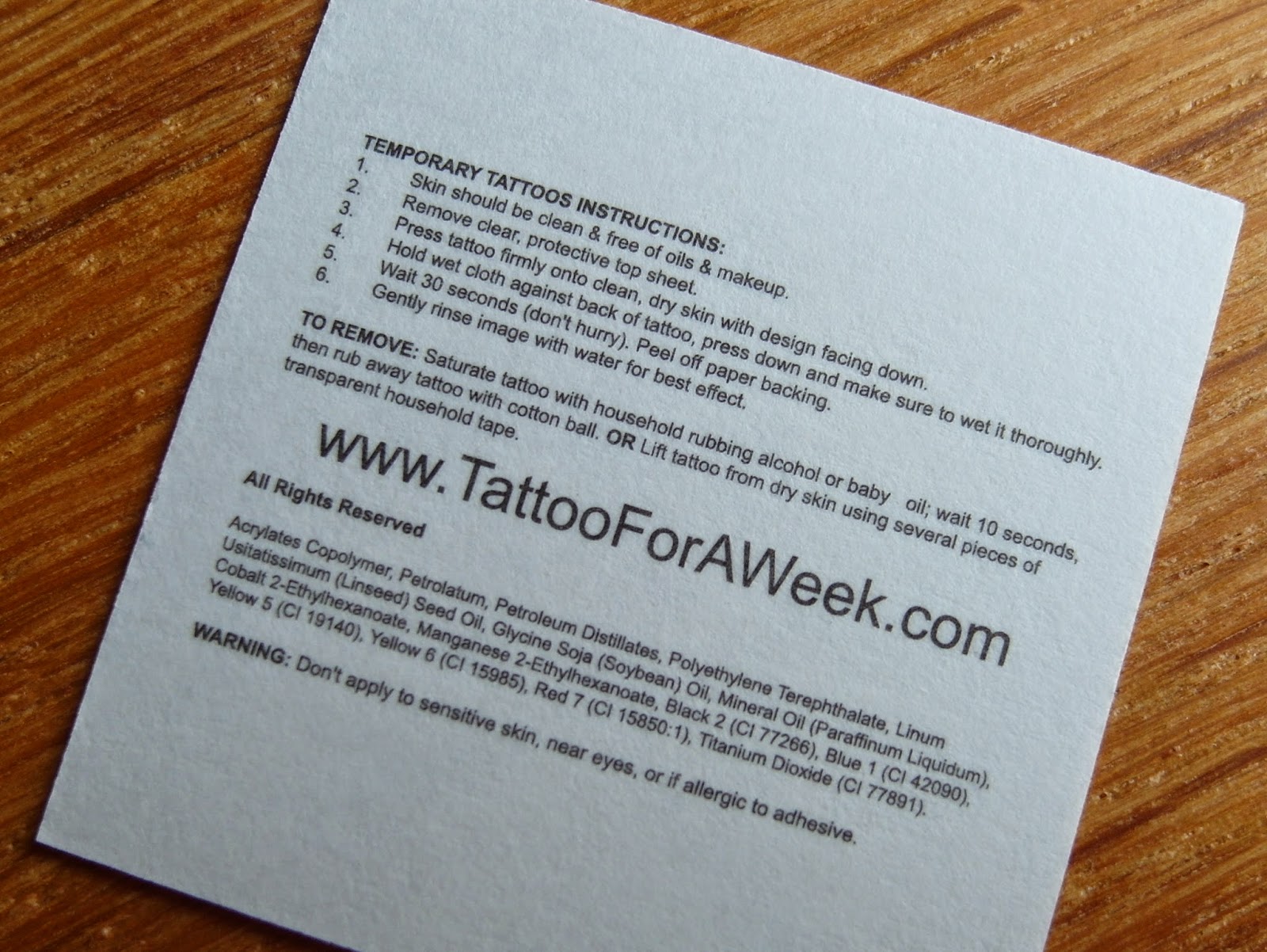 Tattoo for a week review plaktattoo