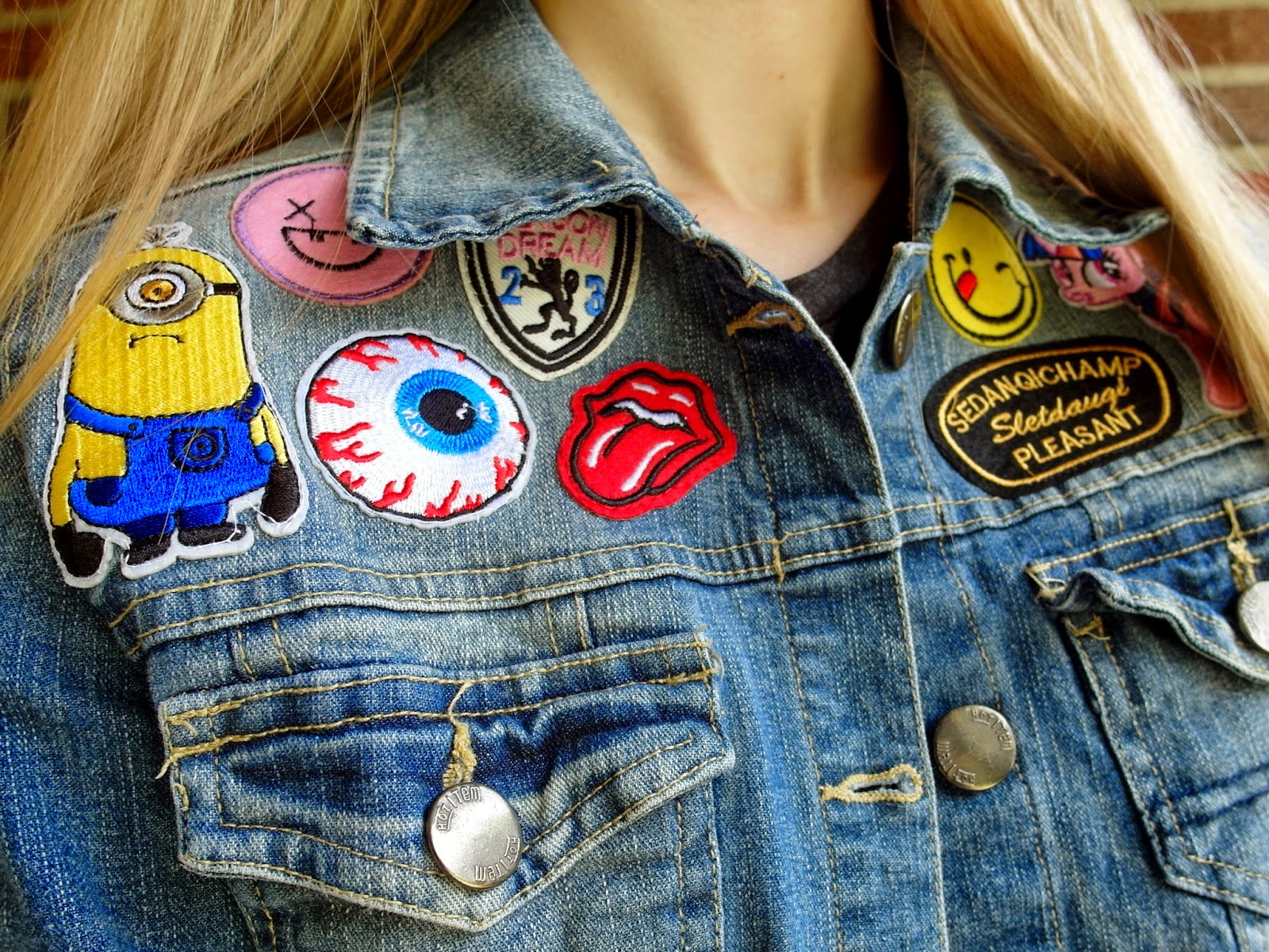 How to | Patched denim jacket