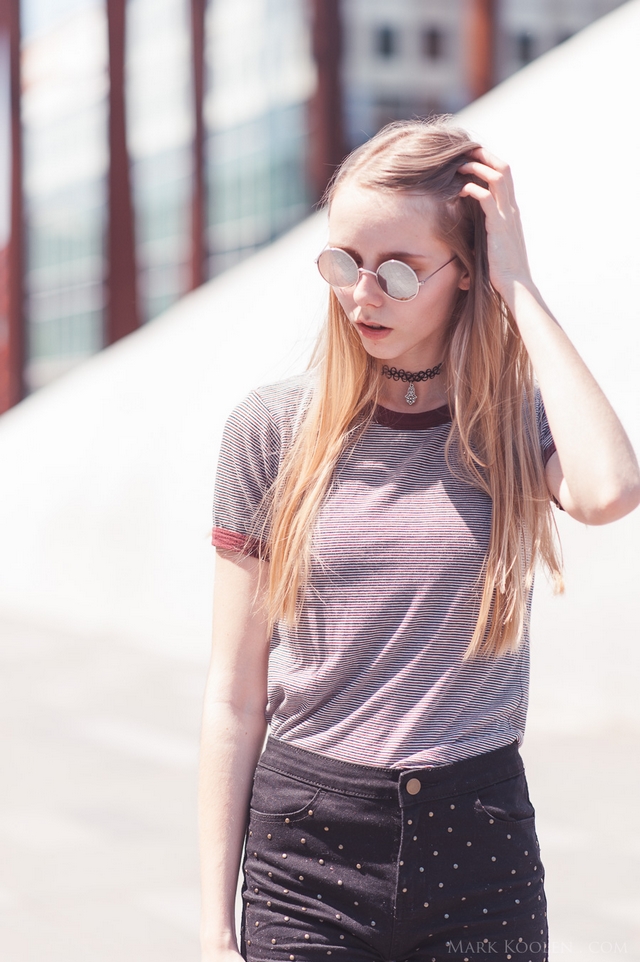 Eindhoven streetstyle nederlandse mode blogger Mark Koolen fotografie subdued shirt shorts met studs