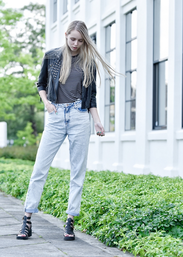 Scenario mild fluweel Outfit | Let's rock the mom jeans - Make People Stare