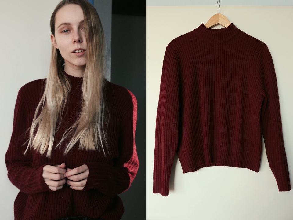 New in | Burgundy sweater