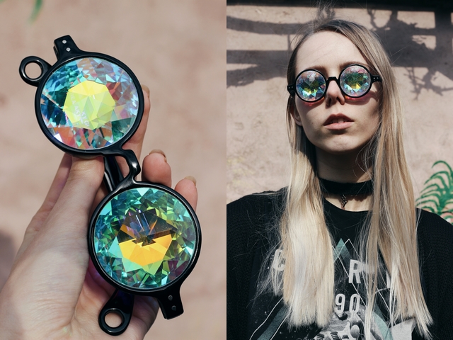 New in | Kaleidoscope glasses