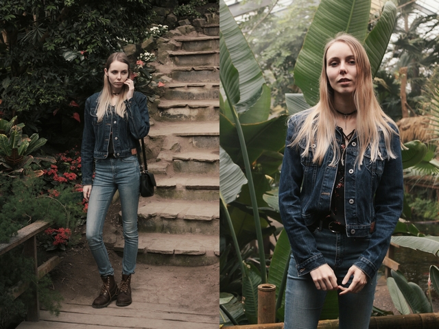 Outfit | Denim and plants