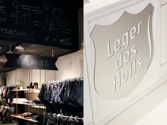 Reshare store Arnhem Leger des Heils tweedehands vintage kleding hotspot blog