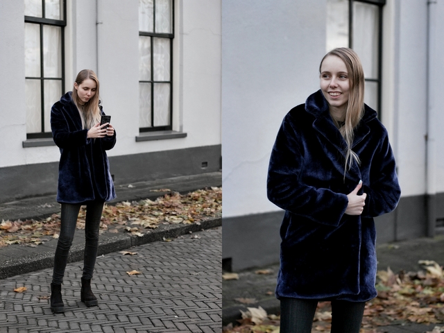 Make people stare nederlandse fashion blogger zaful herfst winter outfit faux fur imitatiebont