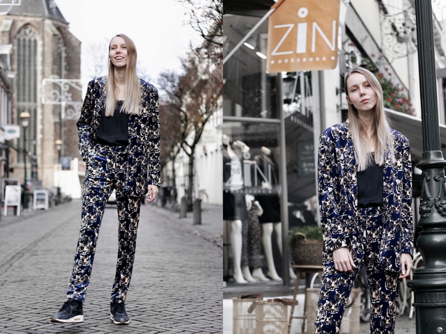 Zin Doesburg Jade Twelve pak tijger tiger suit Make people stare outfit blogger stijl