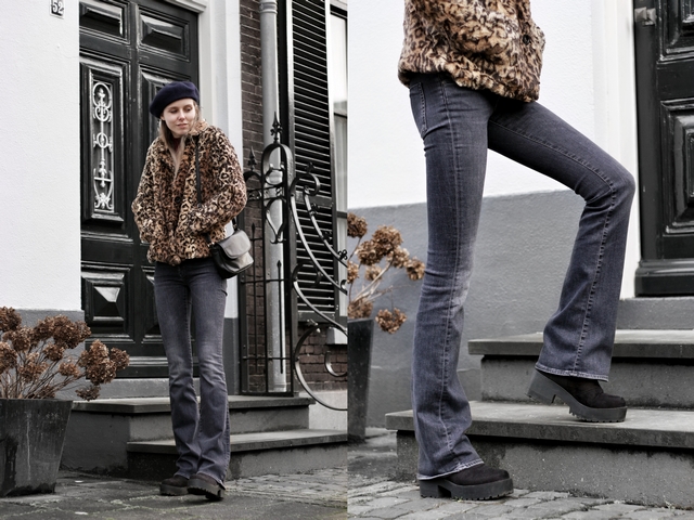 Reshare store Leger des Heils tweedehands kleding blogger outfit Make people stare SuperTrash ST.studio broek jeans