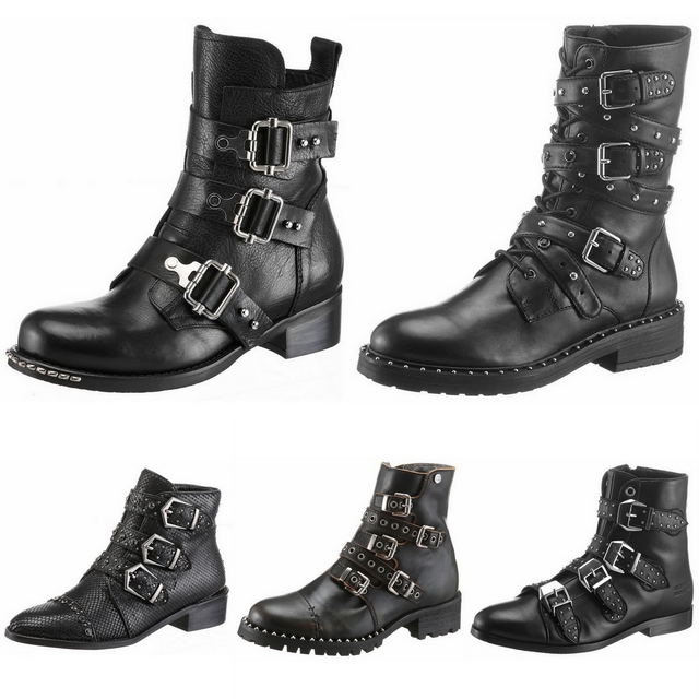 Leukste zwarte laarzen en enkellaarsjes biker boots buckle boots sock boots chelsea boots