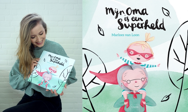 Girlboss interview met illustrator Marloes van Loon kinderboek prentenboek mijn oma is een superheld dementie