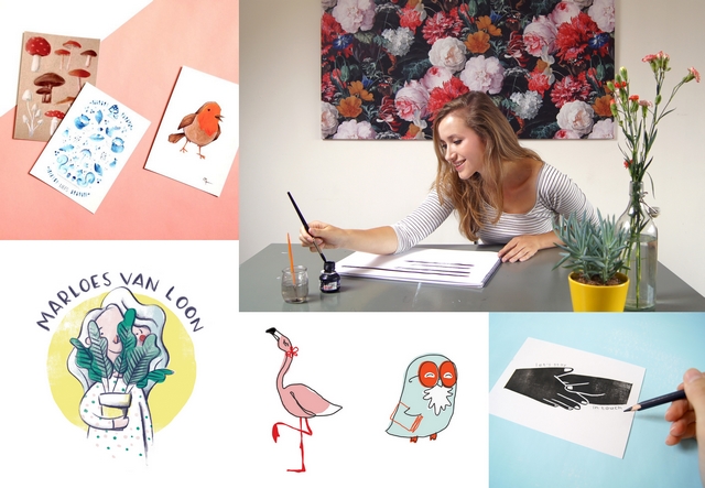 Girlboss interview met illustrator Marloes van Loon kinderboek prentenboek mijn oma is een superheld dementie