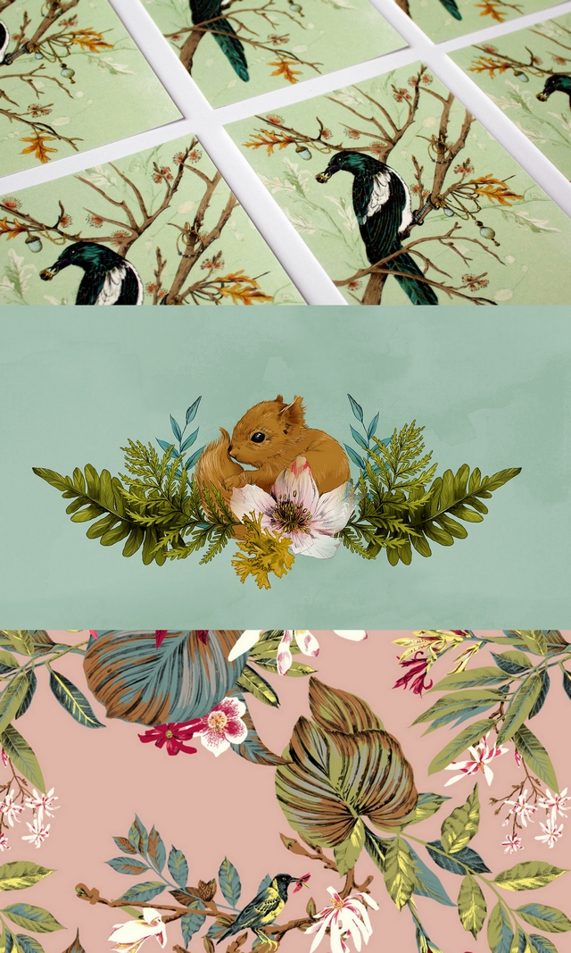 Girlboss interview met illustrator Pauline Teunissen van La Scarlatte illustration natuur bloemen dieren tekeningen ontwerpen