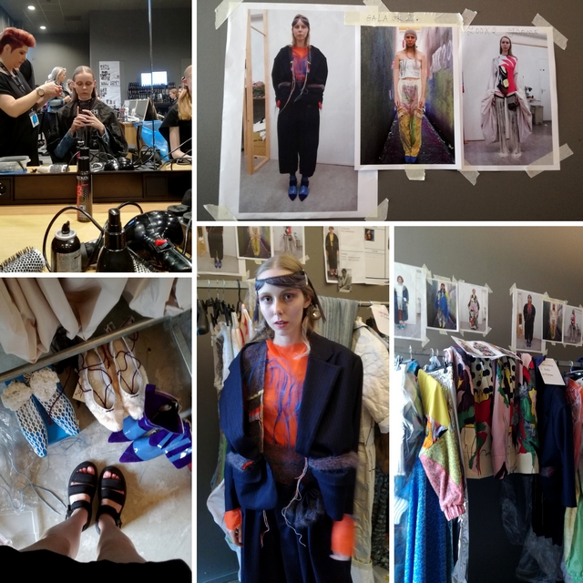 Artez Graduation Show 2018 fashion design Masters backstage catwalk modeshow blog freelance model
