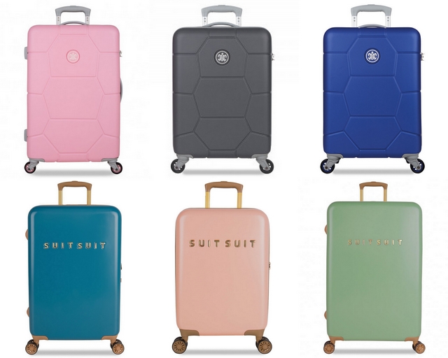 Shop tip: reis in stijl met deze handbagagekoffers van SuitSuit fabulous fifties pastel retro koffer kleine modieuze trolley koffers