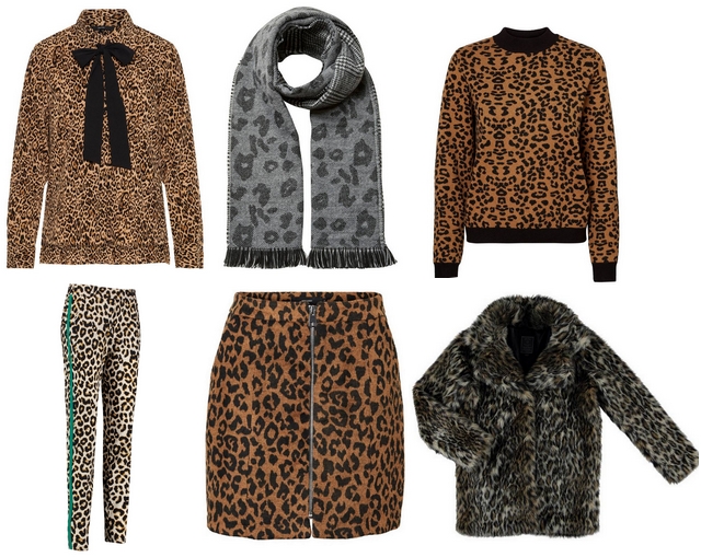 Blogger shop tip najaarstrend kleding met panterprint leopard rok sjaal blouse