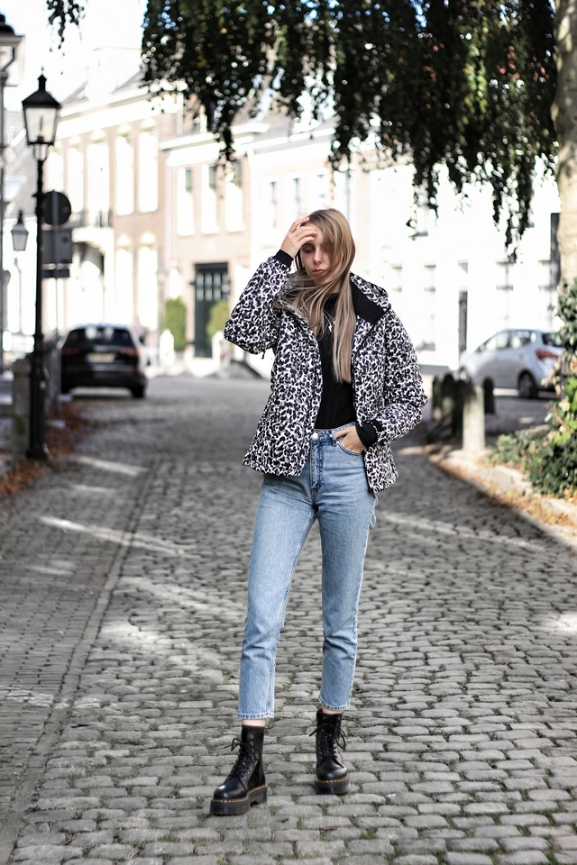 schaal Antipoison Verslaving Outfit | Leopard puffer jacket - Make People Stare