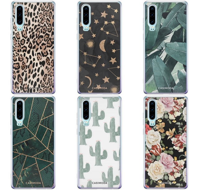 Shop tip modieuze telefoonhoesjes van Casimoda smartphone hoesje huawei prints panter sterren bladeren bloemen cactus