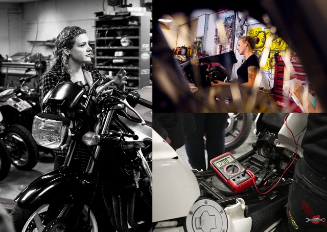 Girlboss interview met Lucy van Ostade Geratel motorfiets onderhoud workshops vrouwelijke ondernemer motor monteur