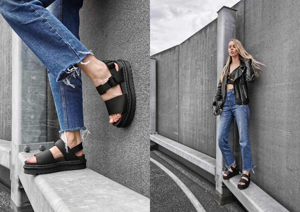 Dr. Martens sandalen Voss chunky sandals schoenentrend zomer 2020 plateauzool zomerschoenen sandaaltjes met dikke zool modeblog Omoda outfit inspiratie