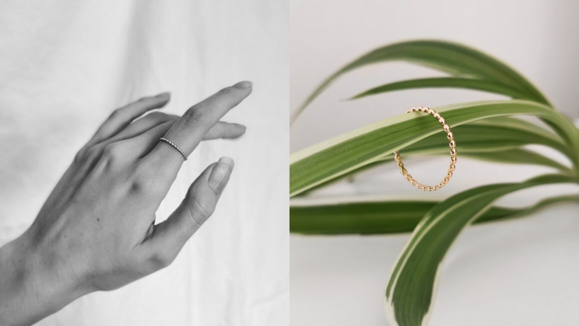 New in | 14k gold stacking ring