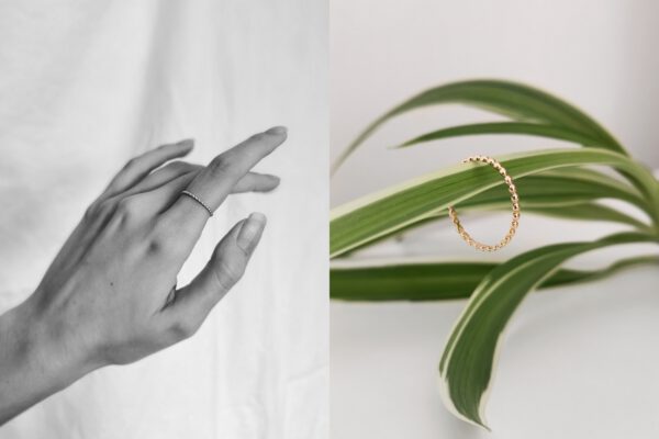 New in | 14k gold stacking ring